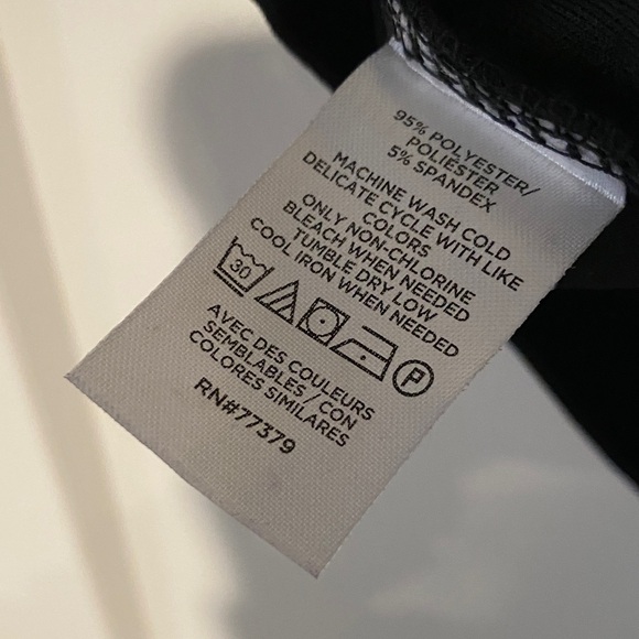 NWT Ann Taylor Twist Front Halter Tank Black XXSP - Picture 7 of 7